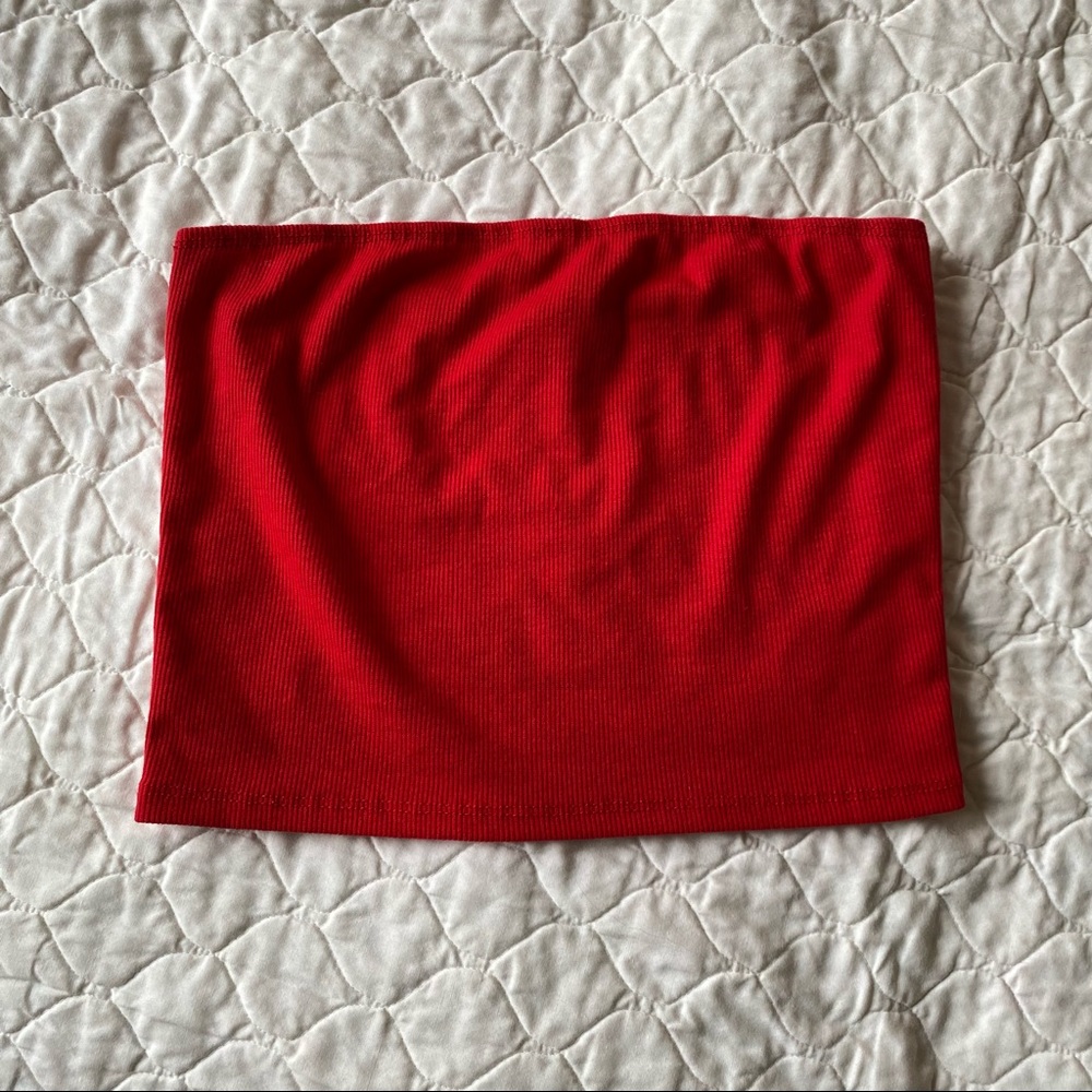 Basic Red Tube Top
